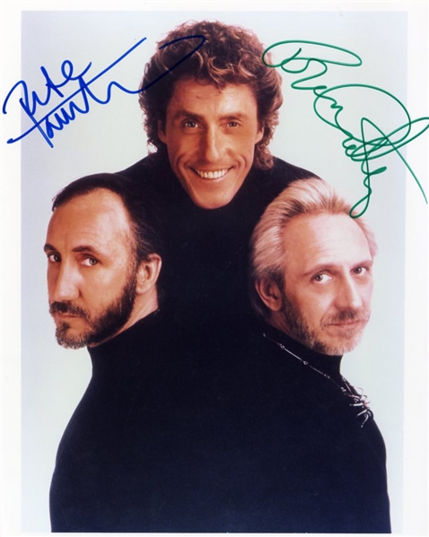 Pete Townshend & Roger Daltrey Signed  Photograph