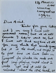 George Harrison 1963 Two-Page Handwritten Letter to Astrid Kirchherr