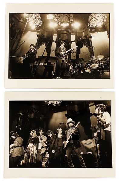 The Band Original Stamped Photographs (7) Featuring Photographer Neal Preston
