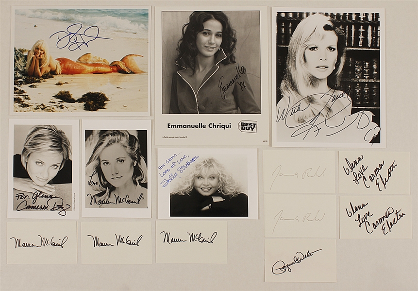 Hollywood Actors & Actresses Signed Photograph and Card Archive
