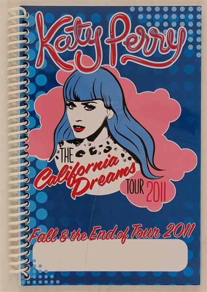 Katy Perry 2011 "California Dreams Original Tour Itinerary