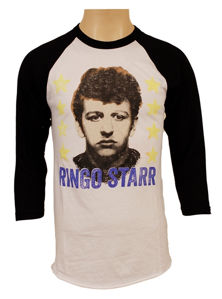 Ringo Starr Stage Worn Baseball Style Picture Shirt