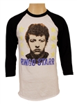 Ringo Starr Stage Worn Baseball Style Picture Shirt