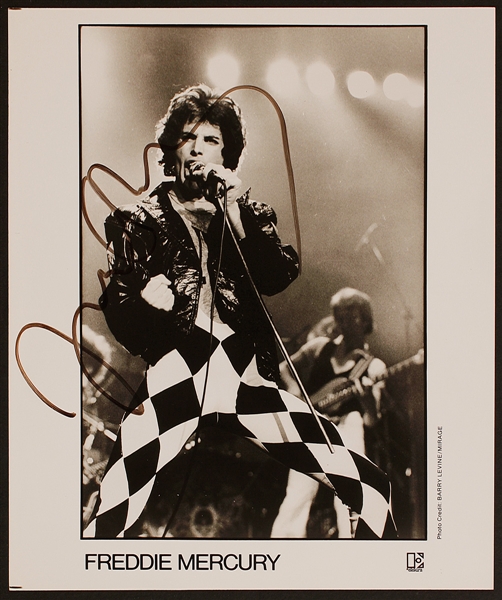 Freddie Mercury Signed Photograph