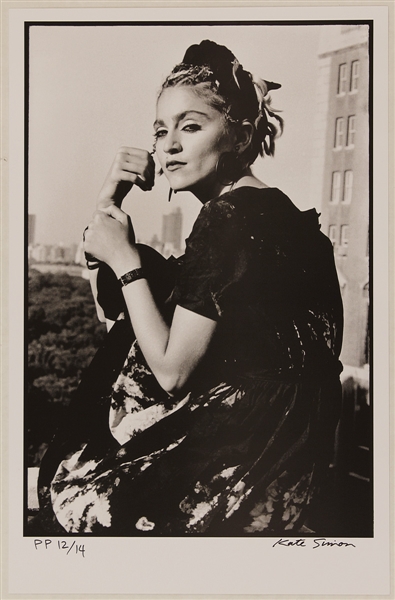Madonna Original 11 x 17 Kate Simon Signed Limited Edition Photograph