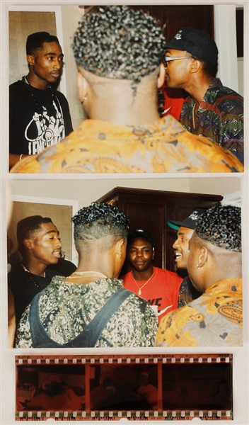Tupac Shakur Circa 1990 Original Photographs with Negatives and Copyright