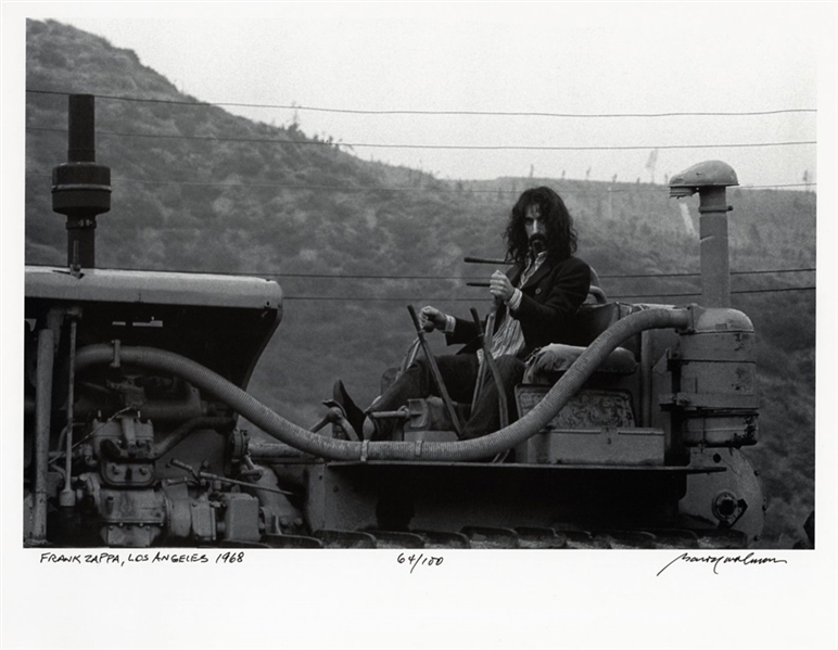 Frank Zappa Original Baron Wolman Signed 11 x 14 Limited Edition Photograph