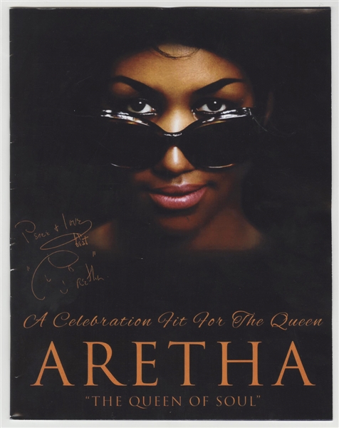 Aretha Franklin Original Funeral Program