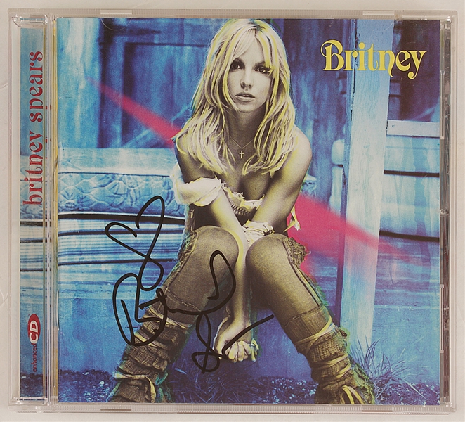 Britney Spears Signed Self-Titled C.D.