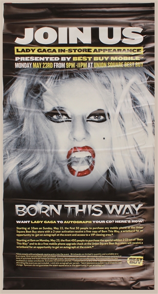 Lady Gaga "Born This Way" Best Buy Appearance Banner