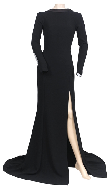 Katherine McPhee "Sinatra 100: An All-Star Grammy Concert"  Stage Worn Max Azria Atelier Custom Black Gown