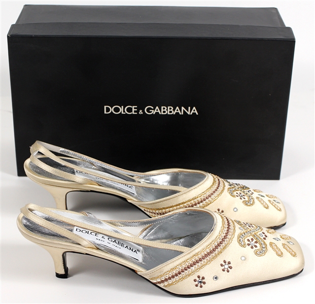 Madonna Owned and Re-Gifted Dolce & Gabbana Kitten Heel Shoes