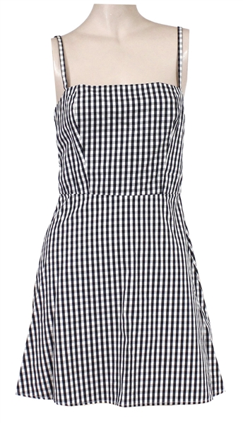 Taylor Swift Country Music Hall of Fame/Taylor Swift Education Center Worn Black & White Check Dress