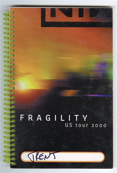 Trent Reznors Nine Inch Nails 2000 Fragility U.S. Tour Book