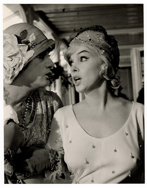 Marilyn Monroe & Tony Curtis  "Some Like It Hot" Original 11 x 14 Movie Photograph
