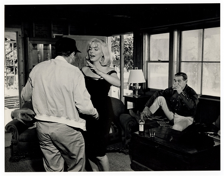 Marilyn Monroe & Clark Gable  "The Misfits" Original 11 x 14 Movie Set Photograph