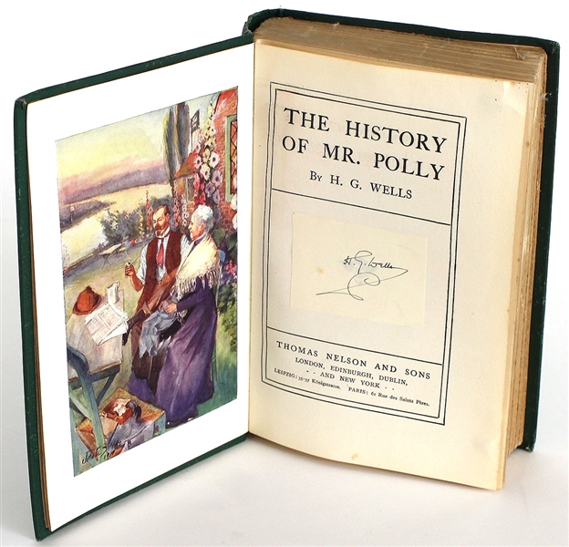 Michael Jacksons H.G. Wells  "The History of Mr. Polly" Signed Bookplate