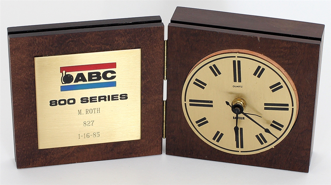 Mark Roths ABC 800 Series Game Bowling Clock Award