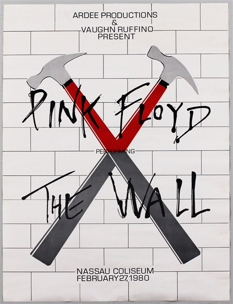Pink Floyd "The Wall" Original 1980 Concert Poster