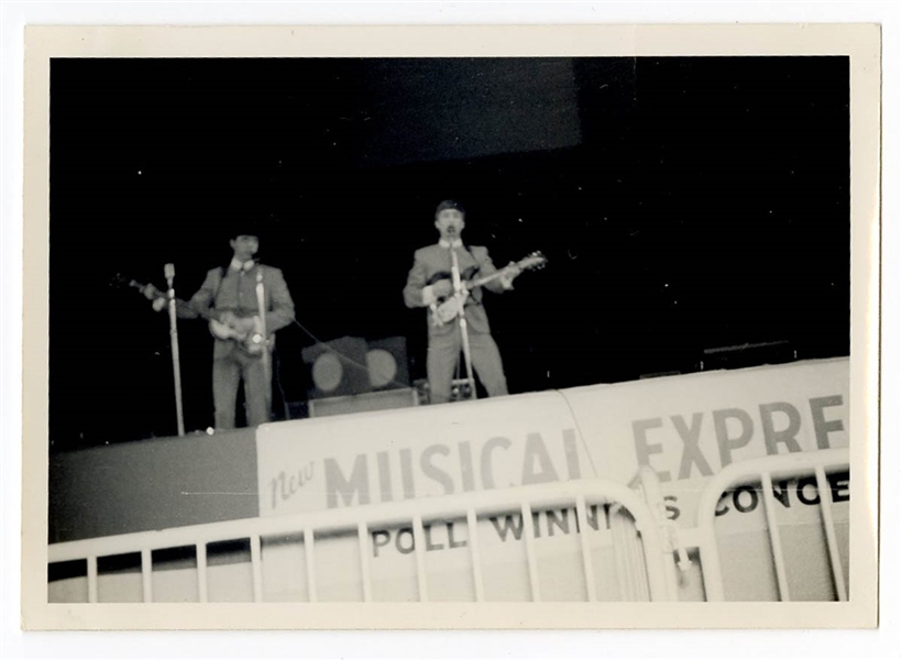 Beatles Original 1963 New Musical Express Poll-Winners All-Star Concert Photograph
