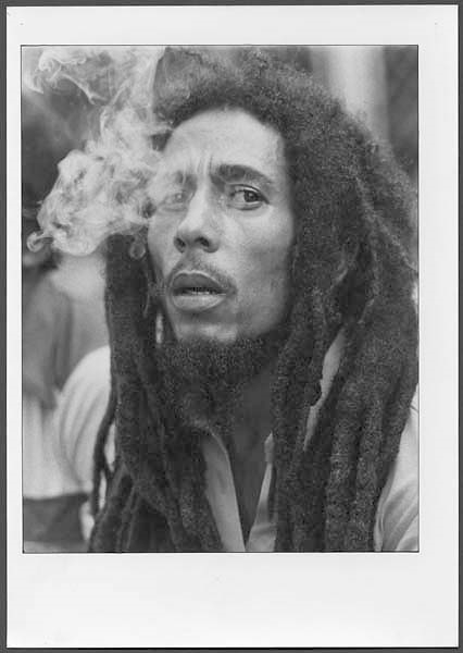 Bob Marley Original Adrian Boot Stamped Photograph