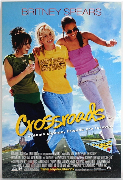 Britney  Spears Original "Crossroads" Movie  Poster