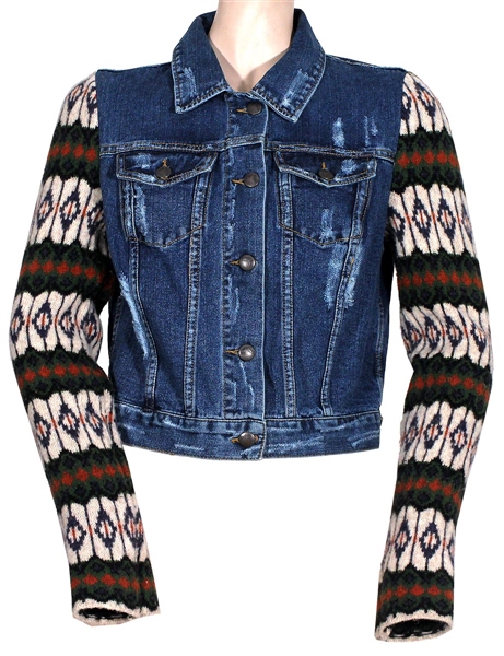 Katy Perry Owned Denim Sweater Jacket Worn with John Mayer