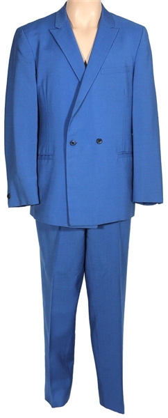 James Brown Owned & Worn Blue Suit