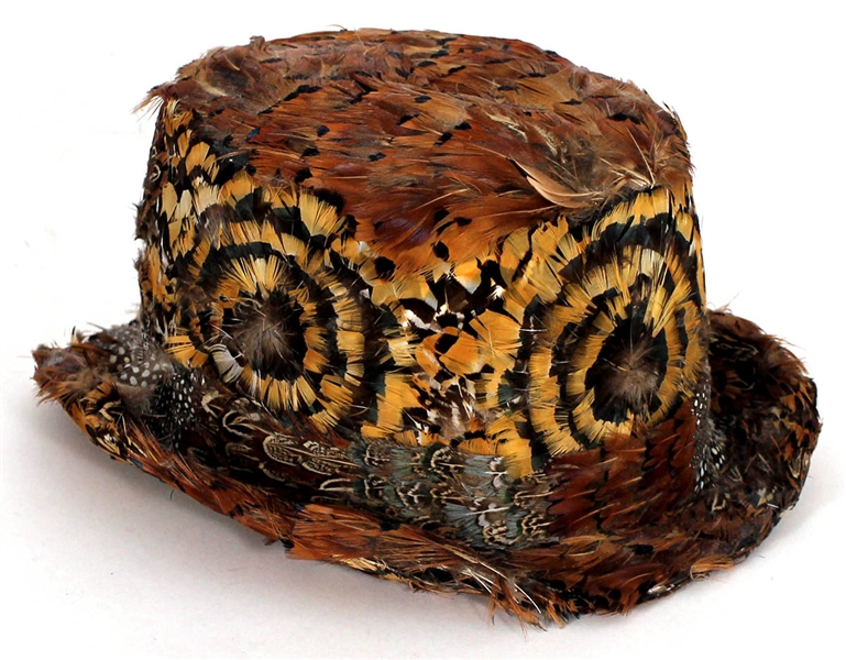 Motley Crue Tommy Lee Worn Custom Ivy Supersonic Feathered Hat 