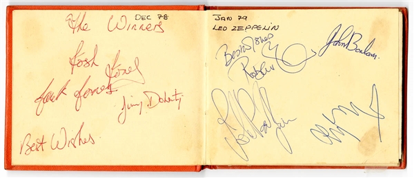 Led Zeppelin Signed Autograph Book (4)