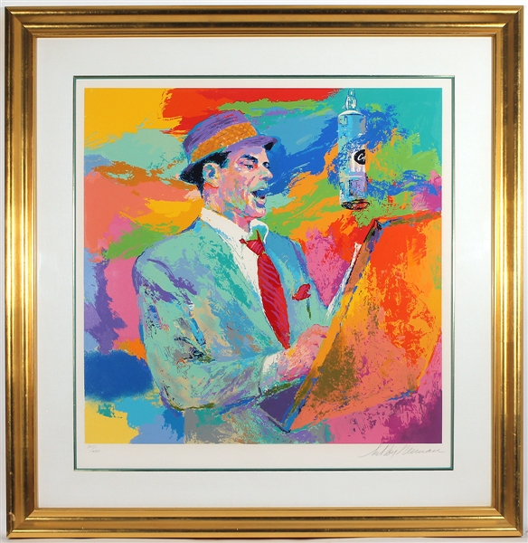 LeRoy Neiman Signed Original Limited Edition Frank Sinatra Lithograph