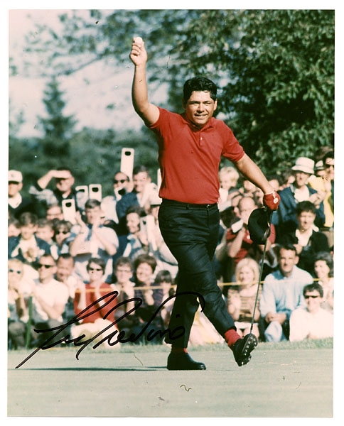 Lee Trevino Signed Photograph