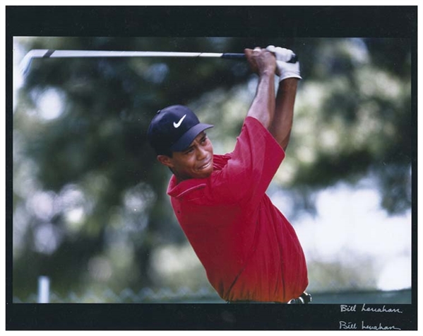 Tiger Woods Original Photograph Signed by Photographer