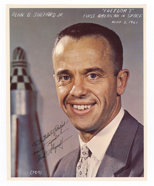 Alan Shepard Signed Photograph JSA LOA  