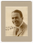 Douglas Fairbanks Signed Photograph & Handwritten Note JSA LOA