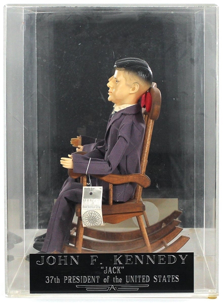 1963 John F. Kennedy In His Rocking Chair Doll From Rare 1993 Find