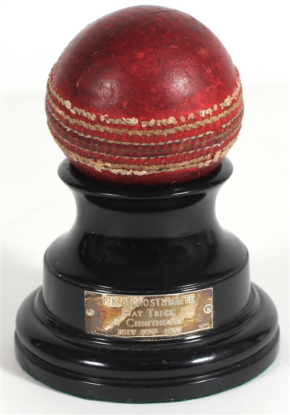 Vintage Cricket “Hat Trick” Sports Award Trophy