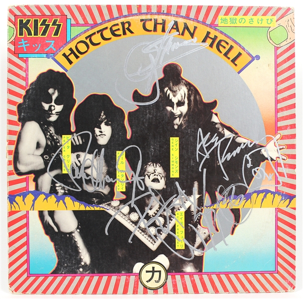 KISS Signed "Hotter Than Hell" Album 