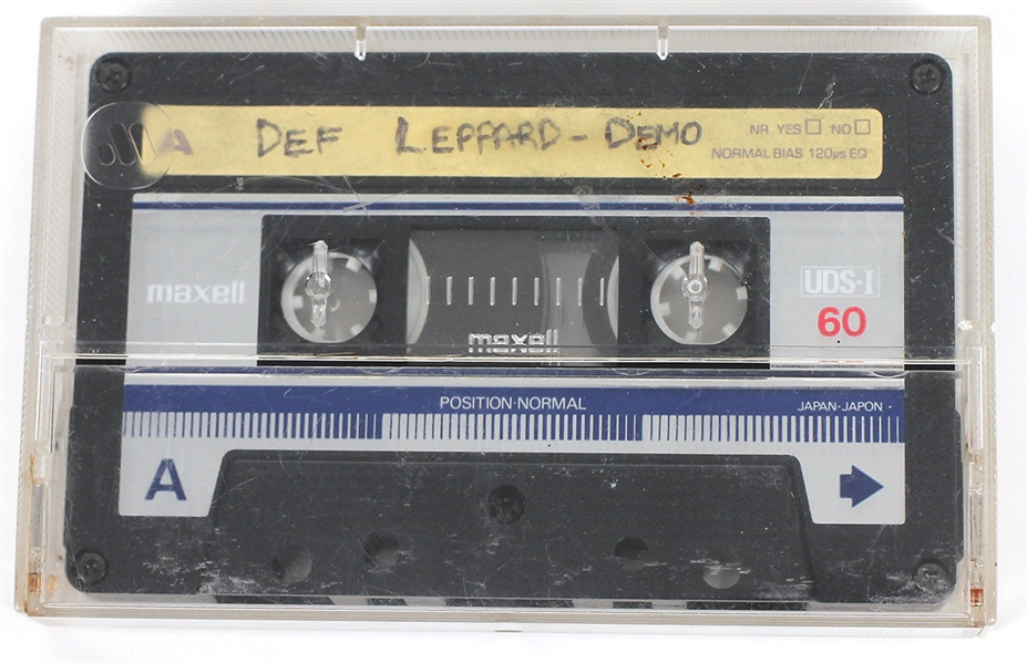 Def Leppard Original Demo Cassette Tape