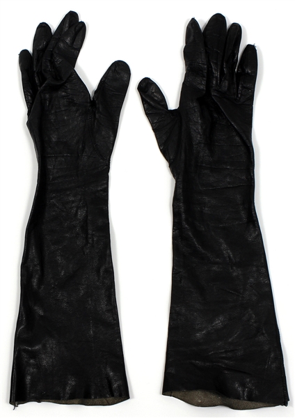 Nicki Minaj Owned and Worn Black Gloves