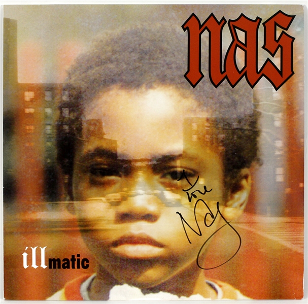 Nas Signed & Inscribed "Illmatic" Album JSA ALOA