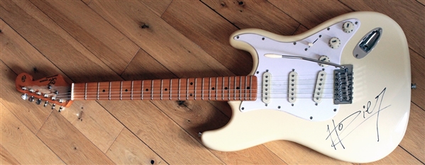 Hozier Owned, Played and Signed Cream Electric Guitar