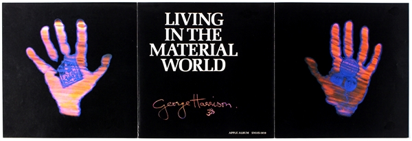 George Harrison Original "Living In the Material World" Album Promotion Poster