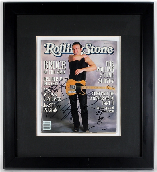 Bruce Springsteen Signed 1988 Rolling Stone Magazine Cover