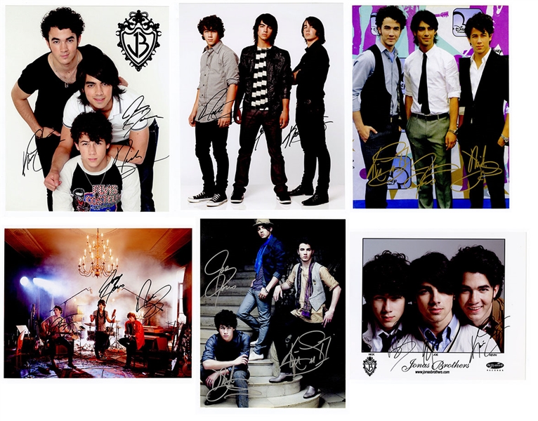 Jonas Brothers Signed Photograph Archive