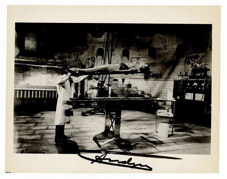 Andy Warhol Signed Photograph Beckett LOA