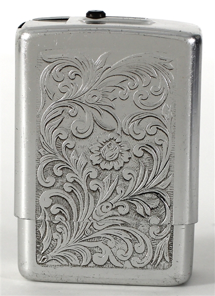 John Bonham Owned & Used Metallic Silver Cigarette Case