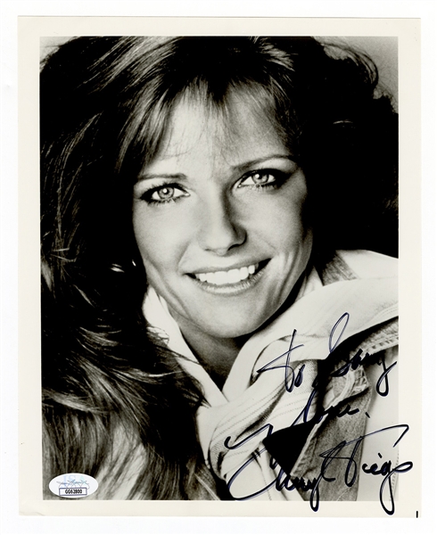 Cheryl Tiegs Signed and Inscribed Photograph JSA Authentication