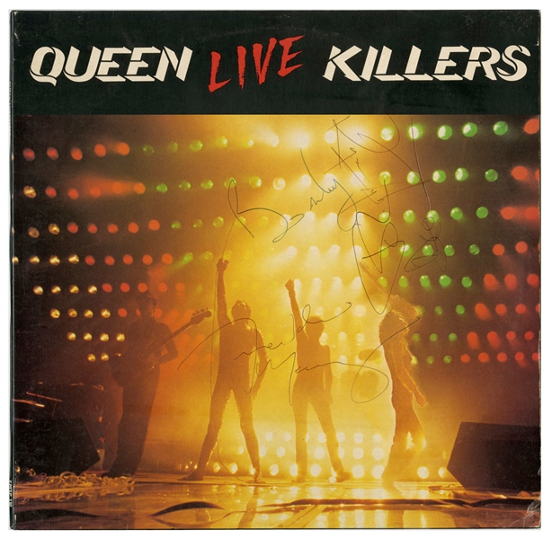 Queen Signed "Live Killer" Album Circa 1979