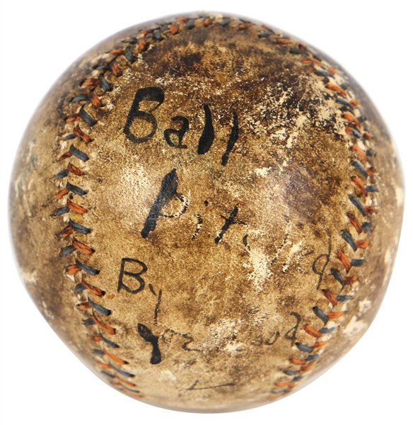 Original 1912 World Series Game Used Baseball